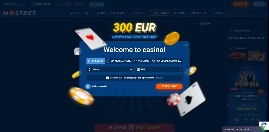 Informace a fakta o řešeních Mostbet