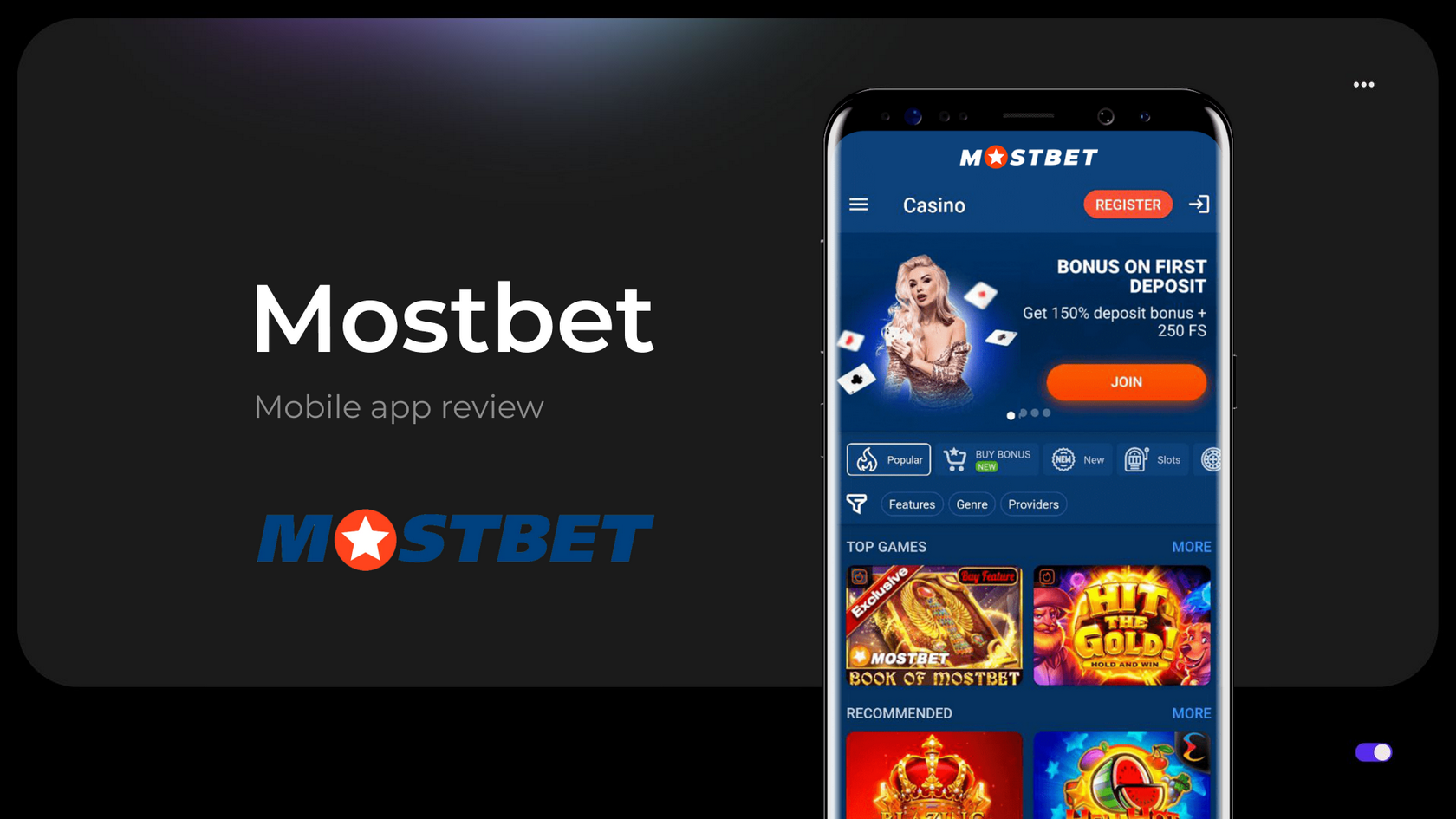 Aplikace Mostbet pro iPhone a Android