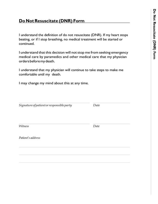 Do-Not-Resuscitate (DNR)